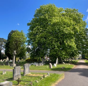 churchyard at St Jude's Church Englefield Green