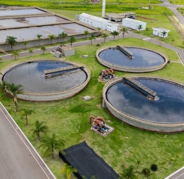 primeira Estação de Tratamento de Esgoto de Camaquã