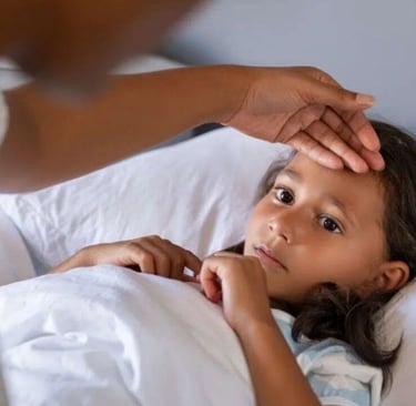 criança com meningite