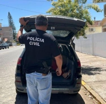 Polícia Civil prende homem por lesão corporal contra filha de 8 anos em São Lourenço do Sul