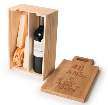 coffret cadeau pour retraite à personnaliser