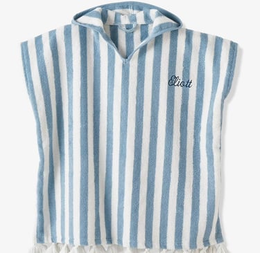 poncho de bain personnalisable