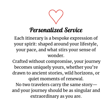 Personalized Service