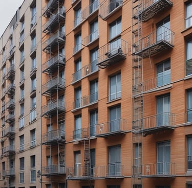 A stunning view of a modern construction project in Istanbul.