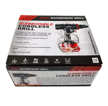 Waterproof cordless drill