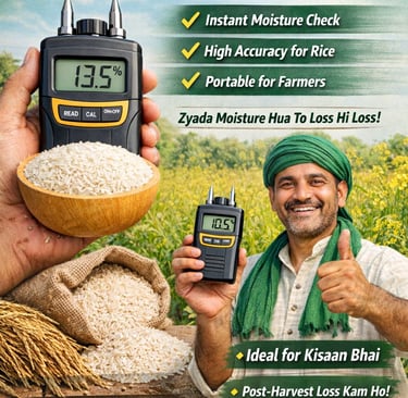 rice digital moisture meter