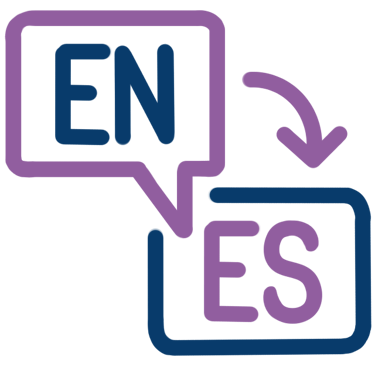 English to Spanish translation icon