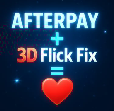 a heart shaped object with the words afterpay