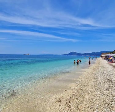 Spiaggia delle Ghiaie in prospettiva - Isola d'Elba