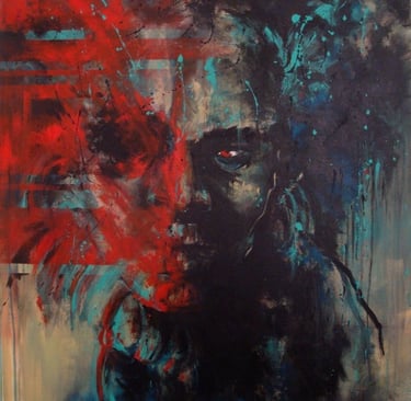 Acrylic on Canvas, 100 x 70cm
