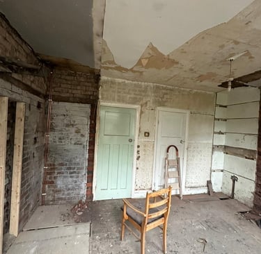 Another view from this same kitchen in Sheffield.