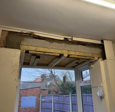 Following water damage, this ceiling in Doncaster needed our professional services.