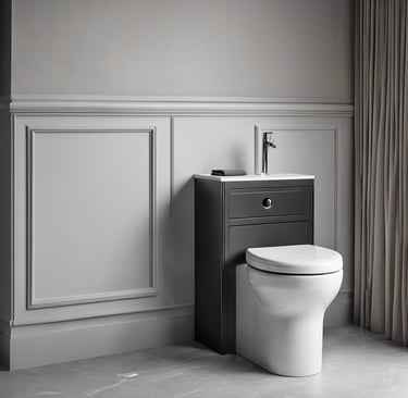 Concealed furniture cistern 