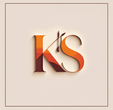 Simple, elegant and vibrant Logo of the Multi-cuisine Food Blog KanakSi