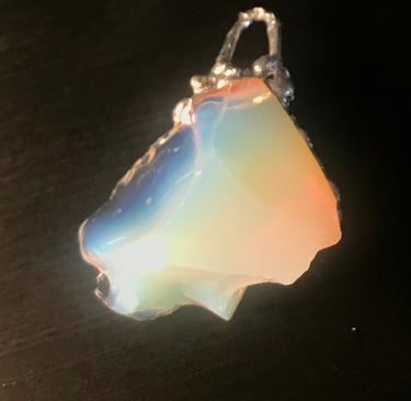 Pendant. Soft copper soldered 