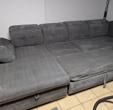 Photo après nettoyage canapé