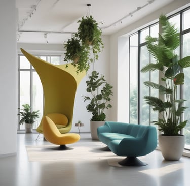 Bright living room with modern inventory