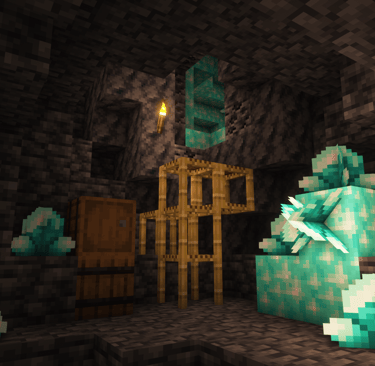 A drained Diamond Geode is excavated for its riches