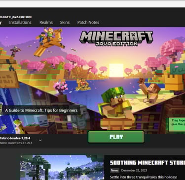 Minecraft Launcher Example