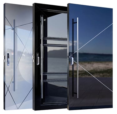 certified aluminum entry entrance doors design for home