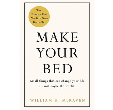 Book title card – Make Your Bed by Admiral William H. McRaven