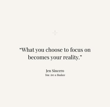 Inspirational quote from You Are a Badass by Jen Sincero