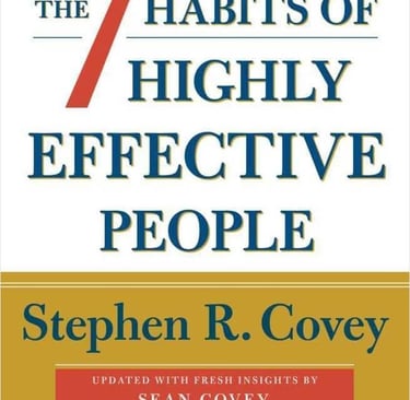 The 7 Habits of Highly Effective People book cover