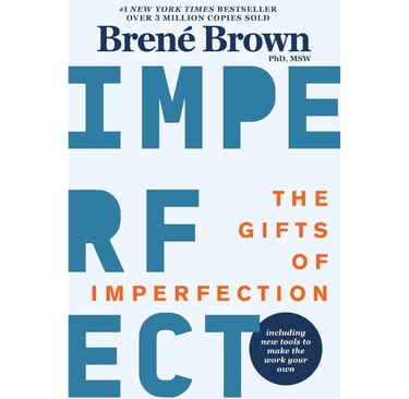 Book title card – The Gifts of Imperfection by Brené Brown