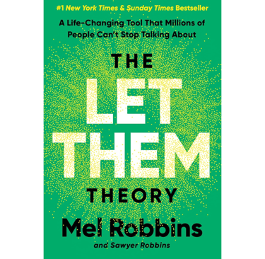 Book title card – The Let Them Theory by Mel Robbins