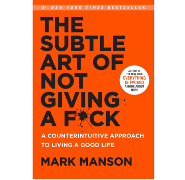 Book title card – The Subtle Art of Not Giving a F*ck by Mark Manson