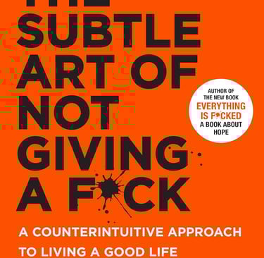 The Subtle Art of Not Giving a Fck book cover
