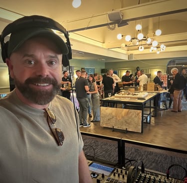 Corporate Event DJ at The Forest Dorridge providing music for the Solus Ceramics summer event in Dorridge, West Midlands.