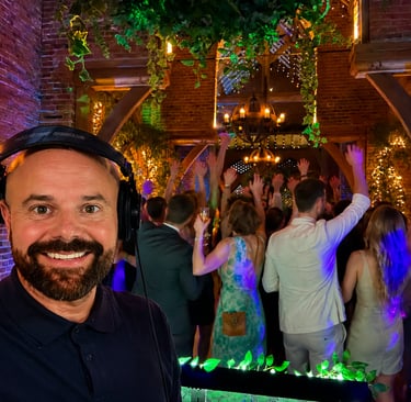 Funkomatic - wedding dj at Shustoke Barn Warwickshire