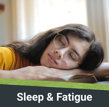 Visual representation of Sleep & Fatigue Conditions