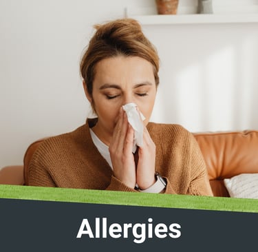 Visual representation of Allergies
