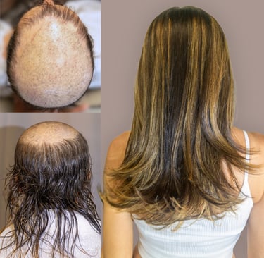 Protesi Capillari | Prima e Dopo | Donna | Alopecia