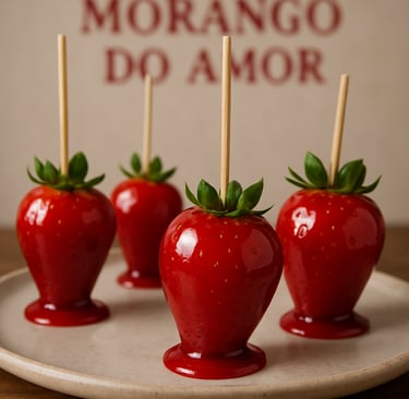 O Morango do Amor - Receita Como Fazer