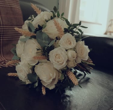 bouquet rose film de mariage dinan