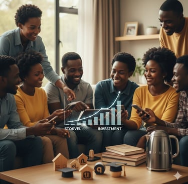 South African stokvel members pooling money together with R50 billion managed annually