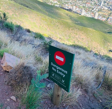 Dangerous No Entry Sign