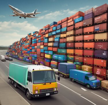 A cardboard box labeled for moving services is placed on a carpeted floor. The box has a design indicating a 35th anniversary. There is a cable draped over the box, and a backpack is partially visible next to it. Nearby, there are white drawers.