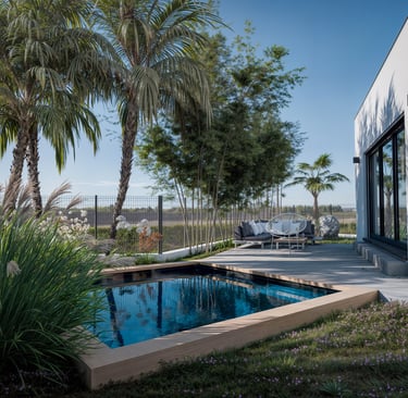 jardin petite piscine