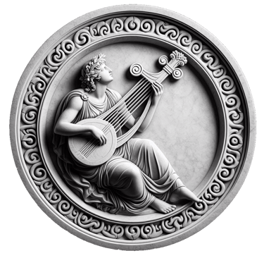 Illustration of a Guitar God representing Tunology’s mastery of guitar tuning.