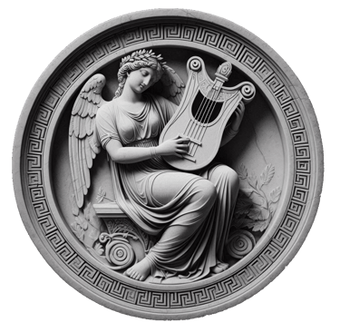 Illustration of a Guitar Goddess symbolizing confidence and expertise in guitar tuning with Tunology