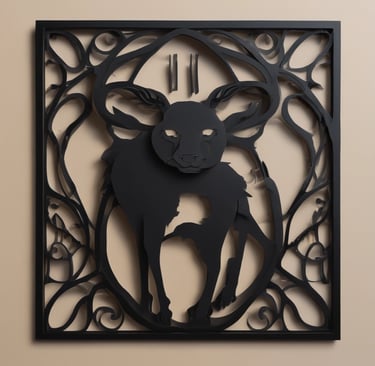 Quadro decoração Lobo
