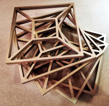 Divisória MDF pintado