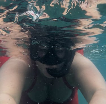 snorkling in Jamaica 