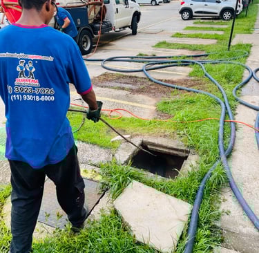 desentupimento de esgoto