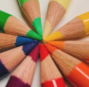 Coloured pencils