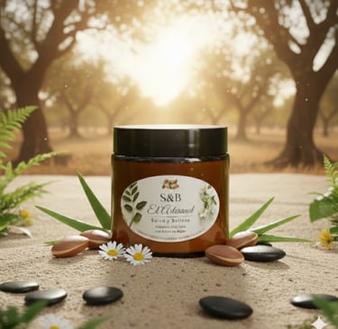 Crema orgánica ALQUIMIA con aceite de argán y aloe vera: la diferencia del maestro artesano.